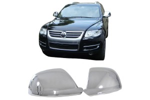 Καπάκια Καθρεφτών Για Vw Touareg 7L 07-10 Χρωμίου 2 Τεμάχια