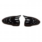 Καπάκια Καθρεφτών Για Vw Scirocco 08-17, Eos 06-15, Passat Cc 08-12, Jetta 10-18 Γυαλιστερό Μαύρο 2 Τεμάχια