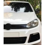 Καπάκια Καθρεφτών Για Vw Golf Vi (6) 08-12, Touran 10-15 M4 Look Μαύρο Γυαλιστερό 2 Τεμάχια