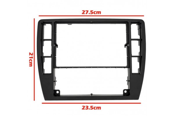 Πλαίσιο / Πρόσοψη 2DIN Για Vw Passat B5 & B5.5 96-05 Μαύρο 1 Τεμάχιο