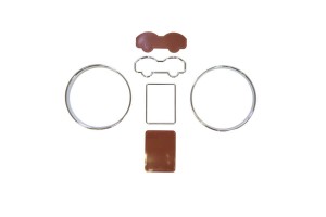 Δαχτυλίδια Καντράν Για Vw Golf Iv (4) 98-04, Bora 98-05 Χρώμιο