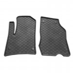 Πατάκια Σκαφάκια 3D Από Λάστιχο Για Porsche Cayenne 1 (9PA) (02-11) / Vw Touareg 1 (7L) 02-10 "Star Diamond" 3 Τεμάχια Μαύρα