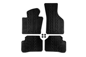 Πατάκια Αυτοκινήτου Gledring 0063 Vw Passat B6/3C 2005-2010 Μαύρο 4 Τεμάχια