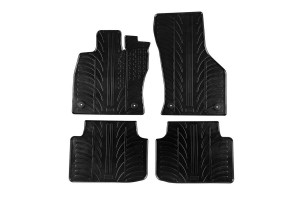 Πατάκια Αυτοκινήτου Gledring 0077 Vw Passat B8 2014- Μαύρο 4 Τεμάχια