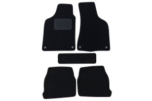 Πατάκια Αυτοκινήτου Μοκέτα Για Vw Polo 6N/6N2 1994-2002 Black 5 Pieces
