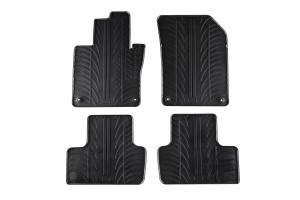 Πατάκια Αυτοκινήτου Gledring 0392 Volvo XC60 2017- Μαύρο 4 Τεμάχια