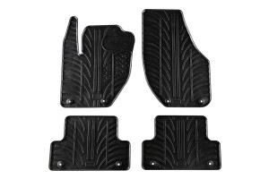 Πατάκια Αυτοκινήτου Gledring 0385 Volvo V40 2012- Μαύρο 4 Τεμάχια