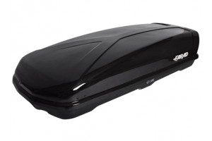 Μπαγκαζιερα Koral 400L 160x80x40cm Μαυρη Γυαλιστερη Διπλο Ανοιγμα