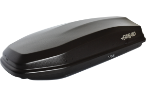 Μπαγκαζιερα Torpedo 400L 160x80x40cm Μαυρη Ματ Διπλο Ανοιγμα