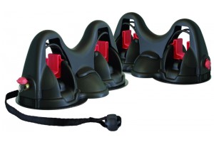 Menabo Βάσεις Οροφής Σκι Μαγνητική για 2 Ζευγάρια Σκι - 4 Μπαστούνια Σκι