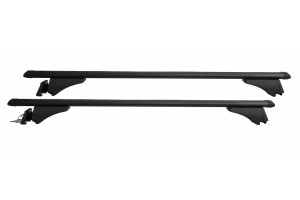 Σετ Μπαρες Αλουμινιου Μαυρες 135cm