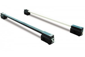 Hermes Μπάρες Οροφής Αλουμινίου MS2000 S.Wagon Universal Silver (Σετ με πόδια και κλειδαριά)