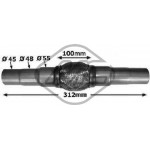 Metalcaucho Εύκαμπτος σωλήνας, σύστ. εξάτμ. - 02045