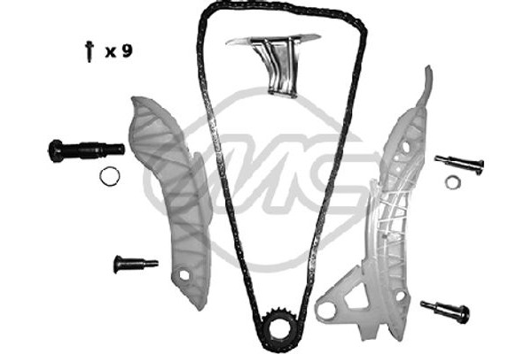 Metalcaucho Σετ Καδένας Χρονισμού - 06179