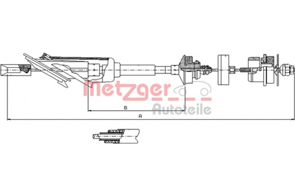 Metzger Ντίζα, Μηχανισμός Συμπλέκτη - 11.2254