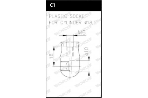 Monroe Αμορτ. αερίου, Χώρος αποσκ./φόρτωσης - ML6289 Monroe Αμορτ. αερίου, Χώρος αποσκ./φόρτωσης - ML6289