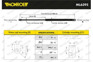 Monroe Αμορτ. αερίου, Χώρος αποσκ./φόρτωσης - ML6395