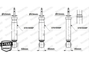 Monroe Αμορτισέρ - 376194SP