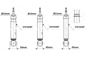 Monroe Αμορτισέρ - 376195SP