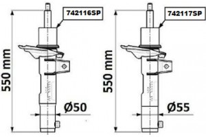 Monroe Αμορτισέρ - 742116SP