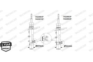 Monroe Αμορτισέρ - 742206SP