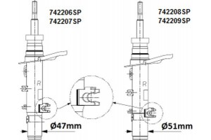 Monroe Αμορτισέρ - 742209SP