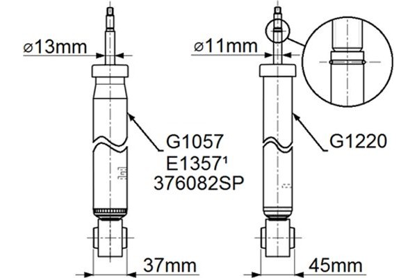 Monroe Αμορτισέρ - G1057