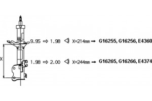 Monroe Αμορτισέρ - G16266