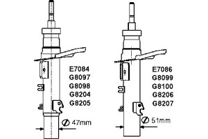 Monroe Αμορτισέρ - G8098