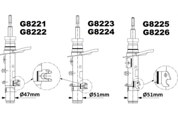 Monroe Αμορτισέρ - G8221