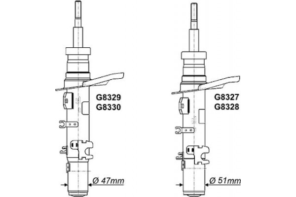 Monroe Αμορτισέρ - G8328