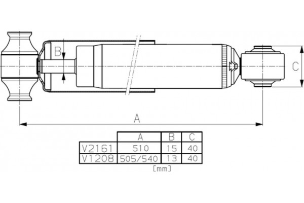 Monroe Αμορτισέρ - V1208