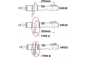 Monroe Αμορτισέρ - V4518
