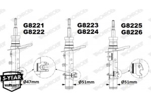 Monroe Αμορτισέρ - G8221
