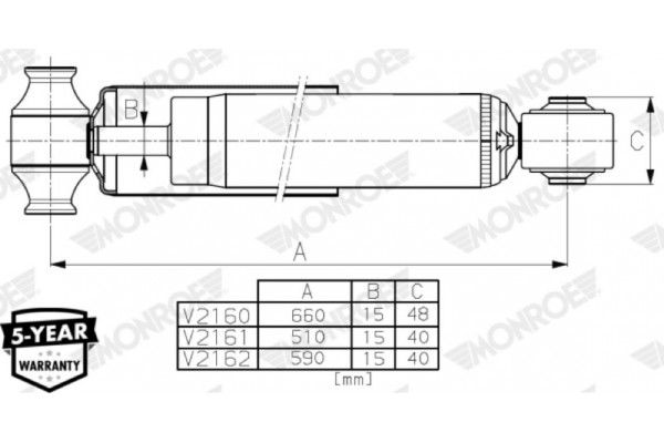 Monroe Αμορτισέρ - V2162