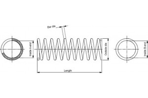Monroe Ελατήρια Ανάρτησης - SP3953