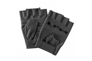 Simoni Racing Γάντια Μηχανής Ανδρικά Καλοκαιρινά Δερμάτινα Μαύρα