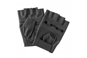 Simoni Racing Γάντια Μηχανής Ανδρικά Καλοκαιρινά Δερμάτινα Μαύρα