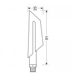 Lampa Ciclon Led Φλας 2τμχ