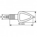 Φλας Μοτο Focal / Led 12V-21W