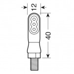 Lampa Nano Led Φλας 2τμχ