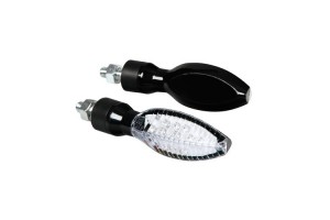 Φλας Moto Kinesis Μαυρο 12V+LED