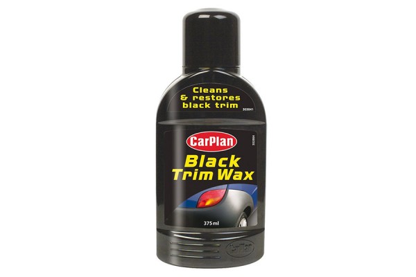 Καθαριστικο Υγρο Και Επαναφορα Για Μαυρα Πλαστικα Carplan Black Trim Wax 375ML