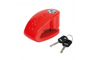 Lampa Κλειδαριά Δισκόφρενου Μοτοσυκλέτας Stone 5.5mm & 2 Κλειδιά Κόκκινο