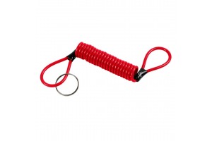 Lampa Καλώδιο Υπενθύμισης Κλειδώματος Μοτοσυκλέτας 90673 4mm 150cm Κόκκινο