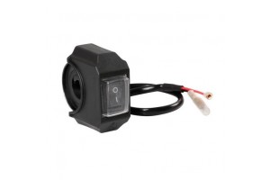 Lampa Διακόπτης Τιμονιού Μοτο 12V 6A Αδιάβροχος Με Διάμετρο 22>32mm 52X26MM