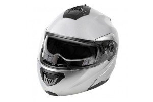 Lampa LA-1 Ασημί Κράνος Μηχανής Modular