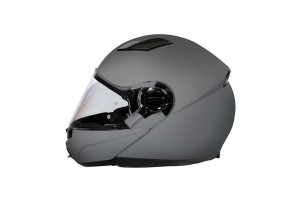 Lampa Γκρι Κράνος Μηχανής Flip-Up