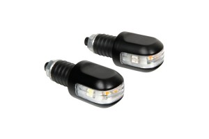 Αντιβαρο Τιμονιου Με ΦΛΑΣ+LED Μαυρο