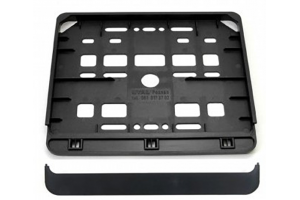 Πλαστικο Πλαισιο Πινακιδας Moto (ΜΑΥΡΟ)